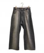 X-LARGEエクストララージ）の古着「FADED BAGGY DENIM PANTS」｜グレー