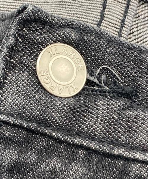 X-LARGE（エクストララージ）X-LARGE (エクストララージ) FADED BAGGY DENIM PANTS グレー サイズ:32の古着・服飾アイテム