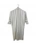 MaxMara (マックスマーラ) ストライプシャツワンピース ブルー×ホワイト サイズ:40：13000円