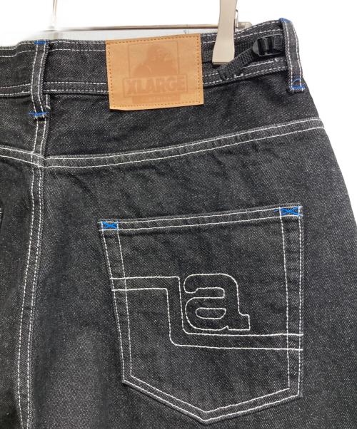 X-LARGE（エクストララージ）X-LARGE (エクストララージ) LA STITCH DENIM PANTS ブラック サイズ:34の古着・服飾アイテム