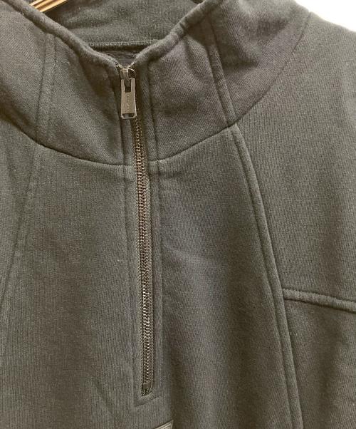 FORSOMEONE（フォーサムワン）FORSOMEONE (フォーサムワン) ハーフジップスウェット ブラック サイズ:48の古着・服飾アイテム