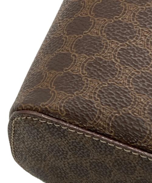 CELINE（セリーヌ）CELINE (セリーヌ) オールドマカダムバニティポーチ ブラウンの古着・服飾アイテム