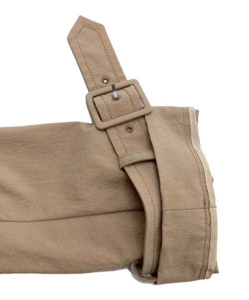 ESTNATION（エストネーション）ESTNATION (エストネーション) タスランポリエステルトレンチコート ベージュ サイズ:36の古着・服飾アイテム