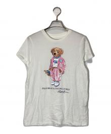 POLO RALPH LAUREN（ポロ・ラルフローレン）の古着「ポロベアプリントTシャツ」｜ホワイト