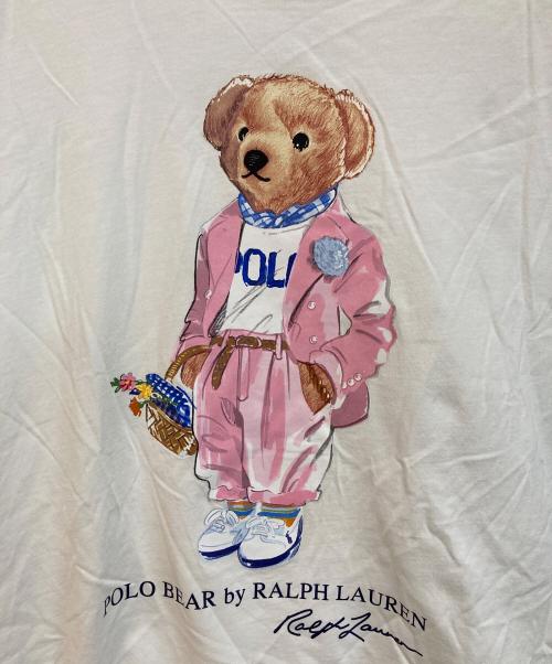 POLO RALPH LAUREN（ポロ・ラルフローレン）POLO RALPH LAUREN (ポロ・ラルフローレン) ポロベアプリントTシャツ ホワイト サイズ:Mの古着・服飾アイテム