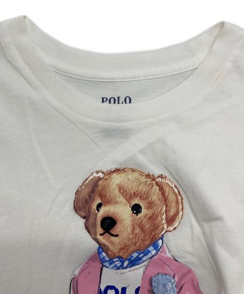 POLO RALPH LAUREN（ポロ・ラルフローレン）POLO RALPH LAUREN (ポロ・ラルフローレン) ポロベアプリントTシャツ ホワイト サイズ:Mの古着・服飾アイテム