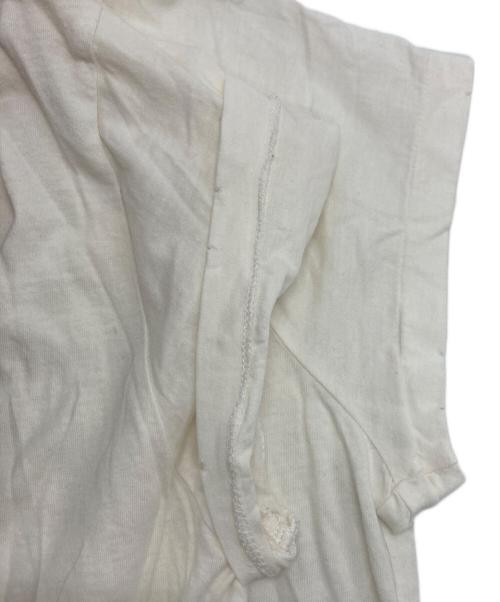 POLO RALPH LAUREN（ポロ・ラルフローレン）POLO RALPH LAUREN (ポロ・ラルフローレン) ダメージ加工ポロベアプリントTシャツ ホワイト サイズ:Ⅿの古着・服飾アイテム