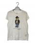 POLO RALPH LAUREN（ポロ・ラルフローレン）の古着「ダメージ加工ポロベアプリントTシャツ」｜ホワイト