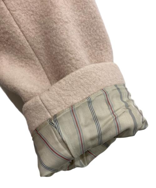 ebure（エブール）ebure (エブール) シープダブルクロスコート ピンク サイズ:SIZE 36の古着・服飾アイテム