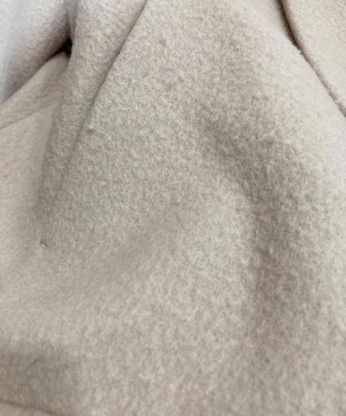 ebure（エブール）ebure (エブール) シープダブルクロスコート ピンク サイズ:SIZE 36の古着・服飾アイテム