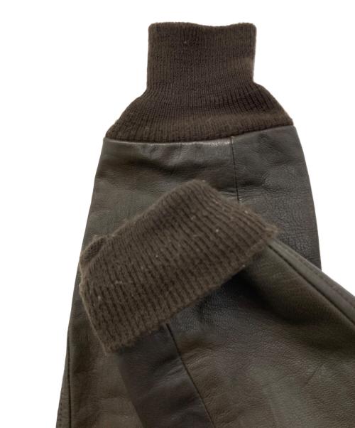 COCKPIT（コックピット）COCKPIT (コックピット) A-2 レザージャケット ブラウン サイズ:38の古着・服飾アイテム