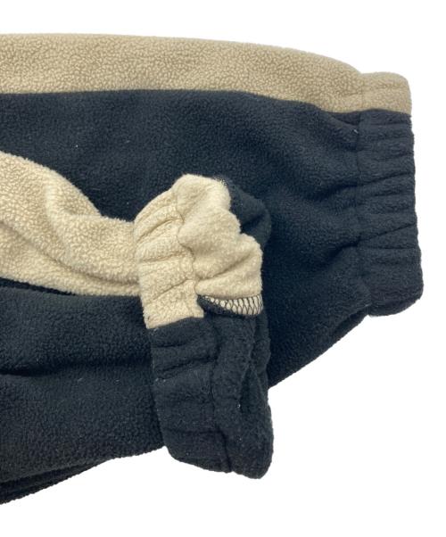 GALFY（ガルフィー）GALFY (ガルフィー) BADDOG フリースセットアップ ブラック×ベージュ サイズ:Lの古着・服飾アイテム