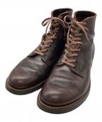 brother bridgeブラザーブリッジ）の古着「WARRENレースアップブーツ」｜ブラウン