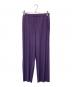 PLEATS PLEASE（プリーツプリーズ）の古着「プリーツパンツ」｜パープル