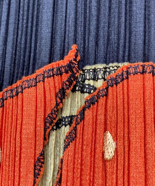 PLEATS PLEASE（プリーツプリーズ）PLEATS PLEASE (プリーツプリーズ) オレンジジュースプリーツブラウス ブラック サイズ:3の古着・服飾アイテム