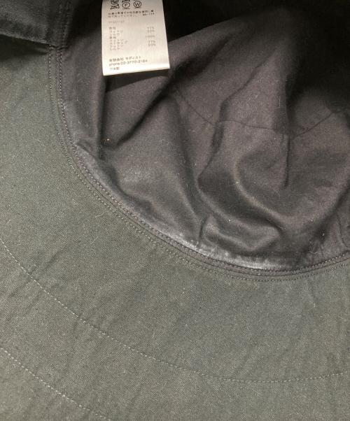 kijima takayuki（キジマタカユキ）kijima takayuki (キジマタカユキ) COTTON SILK BUCKET HAT ブラックの古着・服飾アイテム