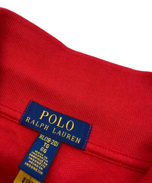 POLO RALPH LAUREN（ポロ・ラルフローレン）POLO RALPH LAUREN (ポロ・ラルフローレン) ビッグポニーポロシャツ レッド サイズ:SIZE キッズ170の古着・服飾アイテム