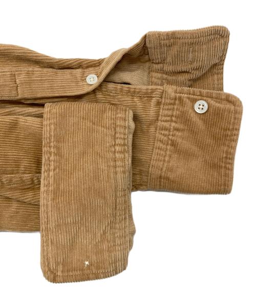 POLO RALPH LAUREN（ポロ・ラルフローレン）POLO RALPH LAUREN (ポロ・ラルフローレン) コーデュロイ ベルテッド シャツドレス ベージュ サイズ:8の古着・服飾アイテム