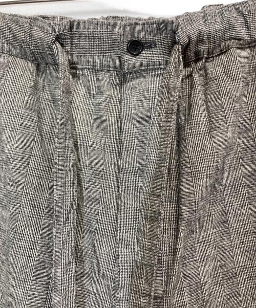oldman's tailor（オールドマンズテーラー）oldman's tailor (オールドマンズテーラー) グレンチェックワイドイージーパンツ グレー サイズ:40の古着・服飾アイテム
