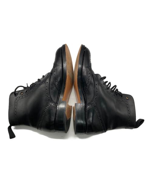 John White（ジョンホワイト）John White (ジョンホワイト) ウィングチップブーツ ブラック サイズ:6の古着・服飾アイテム