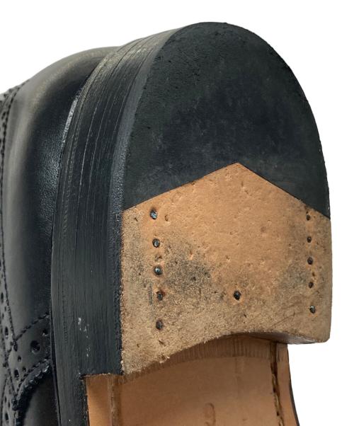 John White（ジョンホワイト）John White (ジョンホワイト) ウィングチップブーツ ブラック サイズ:6の古着・服飾アイテム