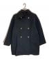 FRAMeWORK（フレームワーク）の古着「Super 100ダブルクロスPコート」｜ブラック