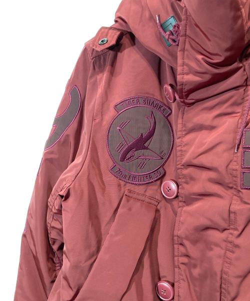 AVIREX（アヴィレックス）AVIREX (アヴィレックス) タイガーシャークス N-3B ジャケット レッド サイズ:Ⅿの古着・服飾アイテム