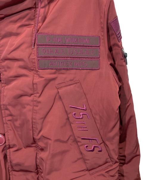 AVIREX（アヴィレックス）AVIREX (アヴィレックス) タイガーシャークス N-3B ジャケット レッド サイズ:Ⅿの古着・服飾アイテム