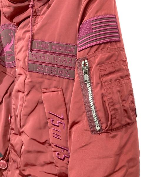 AVIREX（アヴィレックス）AVIREX (アヴィレックス) タイガーシャークス N-3B ジャケット レッド サイズ:Ⅿの古着・服飾アイテム