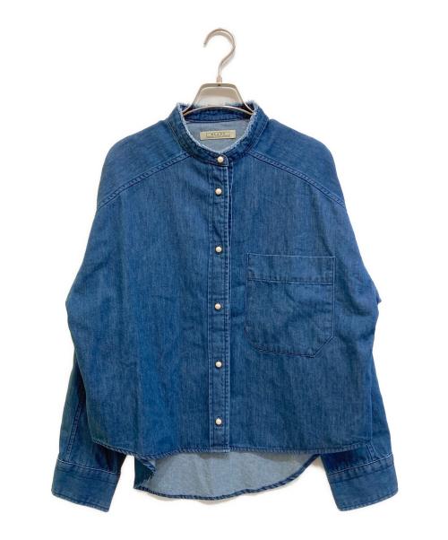 blanc basque（ブランバスク）blanc basque (ブランバスク) パールボタンデニムシャツ インディゴ サイズ:38の古着・服飾アイテム