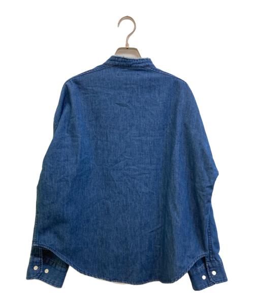 blanc basque（ブランバスク）blanc basque (ブランバスク) パールボタンデニムシャツ インディゴ サイズ:38の古着・服飾アイテム