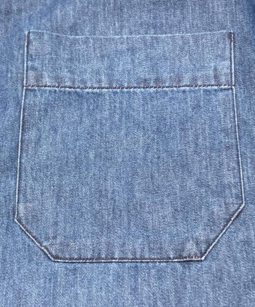 blanc basque（ブランバスク）blanc basque (ブランバスク) パールボタンデニムシャツ インディゴ サイズ:38の古着・服飾アイテム