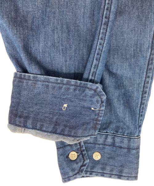 blanc basque（ブランバスク）blanc basque (ブランバスク) パールボタンデニムシャツ インディゴ サイズ:38の古着・服飾アイテム