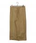 AURALEE（オーラリー）の古着「WASHED FINX TWILL EASY WIDE PANTS」｜ベージュ