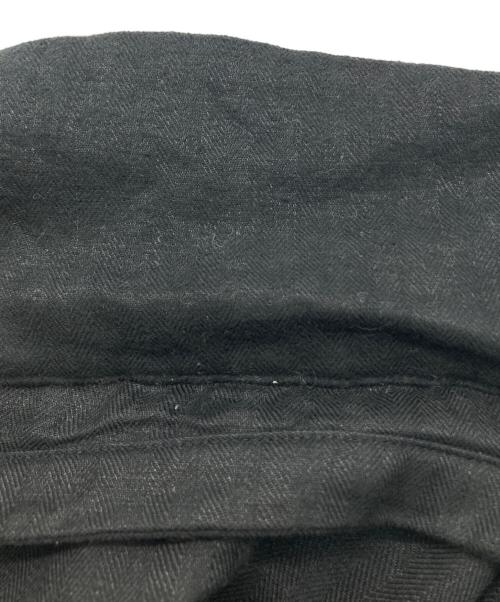 nest Robe（ネストローブ）nest Robe (ネストローブ) ダブルカラーリネンジャケット ブラック サイズ:下記参照の古着・服飾アイテム