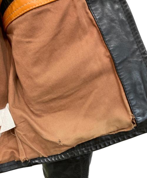 Timberland（ティンバーランド）Timberland (ティンバーランド) シングルレザージャケット ブラック サイズ:Lの古着・服飾アイテム