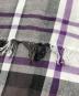 中古・古着 UNUSED (アンユーズド) Fringe Short Sleeve Check Shirt パープル サイズ:2：7000円
