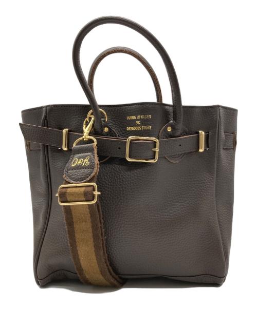 YOUNG & OLSEN The DRYGOODS STORE（ヤングアンドオルセン ザ ドライグッズストア）YOUNG & OLSEN The DRYGOODS STORE (ヤングアンドオルセン ザ ドライグッズストア) FRAMeWORK (フレームワーク) 別注 ベルトバッグ ブラウンの古着・服飾アイテム