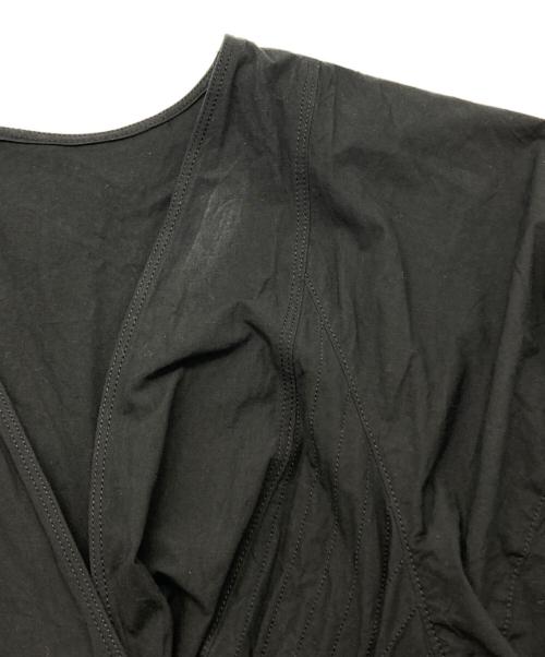 Curensology（カレンソロジー）Curensology (カレンソロジー) WAYコットンリネンドレス ワンピース ブラック サイズ:FREEの古着・服飾アイテム