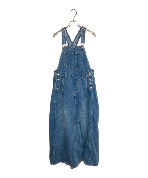 AARET（アーレット）AARET (アーレット) オーバーオールスカート インディゴ サイズ:25の古着・服飾アイテム
