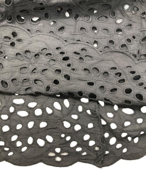 IENA（イエナ）IENA (イエナ) コットンレースティアードスカート ブラック サイズ:36の古着・服飾アイテム