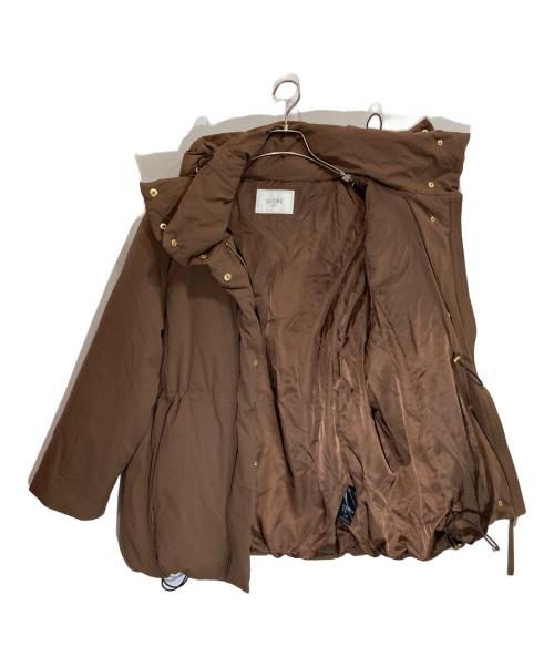 SLOBE IENA（スローブ イエナ）SLOBE IENA (スローブ イエナ) フェザーライト撥水パッファーダウン ブラウン サイズ:38の古着・服飾アイテム