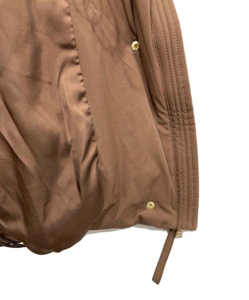 SLOBE IENA（スローブ イエナ）SLOBE IENA (スローブ イエナ) フェザーライト撥水パッファーダウン ブラウン サイズ:38の古着・服飾アイテム