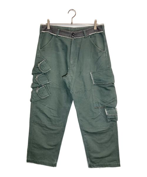 HECTIC（ヘクティク）HECTIC (ヘクティク) アーカイブカーゴパンツ グリーン サイズ:下記参照の古着・服飾アイテム