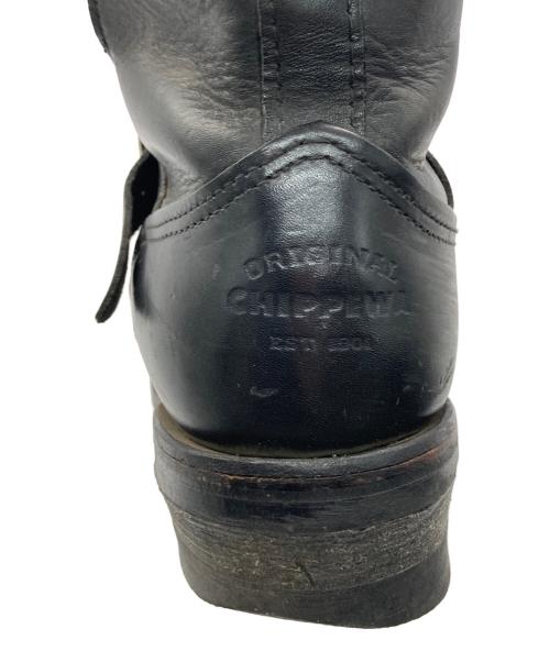 CHIPPEWA（チペワ）CHIPPEWA (チペワ) エンジニアブーツ ブラック サイズ:25.7表記有の古着・服飾アイテム