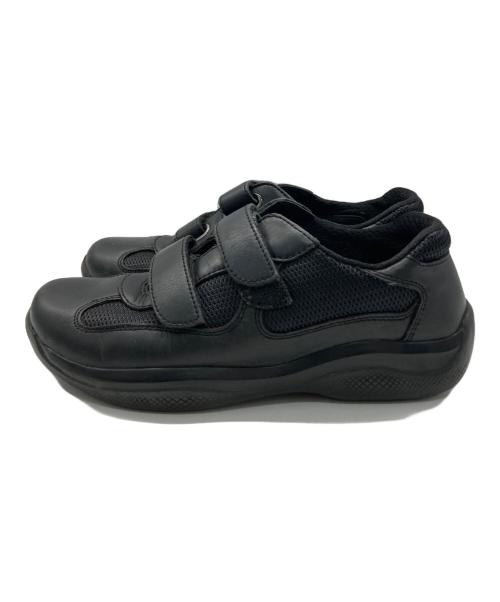 PRADA SPORTS（プラダスポーツ）PRADA SPORTS (プラダスポーツ) レザースニーカー ブラック サイズ:SIZE 35.5の古着・服飾アイテム