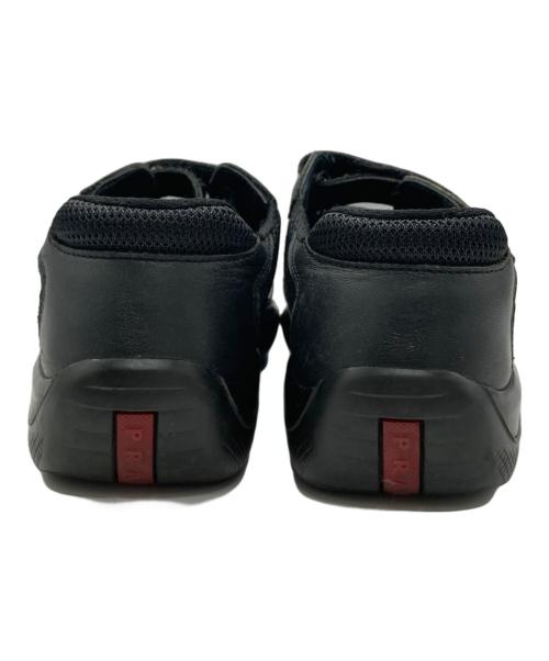 PRADA SPORTS（プラダスポーツ）PRADA SPORTS (プラダスポーツ) レザースニーカー ブラック サイズ:SIZE 35.5の古着・服飾アイテム
