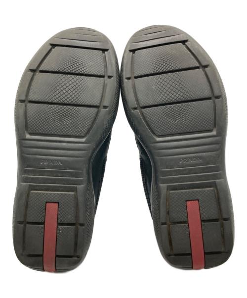 PRADA SPORTS（プラダスポーツ）PRADA SPORTS (プラダスポーツ) レザースニーカー ブラック サイズ:SIZE 35.5の古着・服飾アイテム