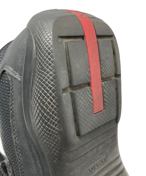 PRADA SPORTS（プラダスポーツ）PRADA SPORTS (プラダスポーツ) レザースニーカー ブラック サイズ:SIZE 35.5の古着・服飾アイテム