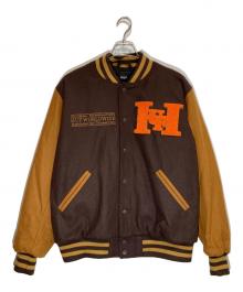 HUF（ハフ）の古着「HARRISON VARSITY JACKET」｜ブラウン